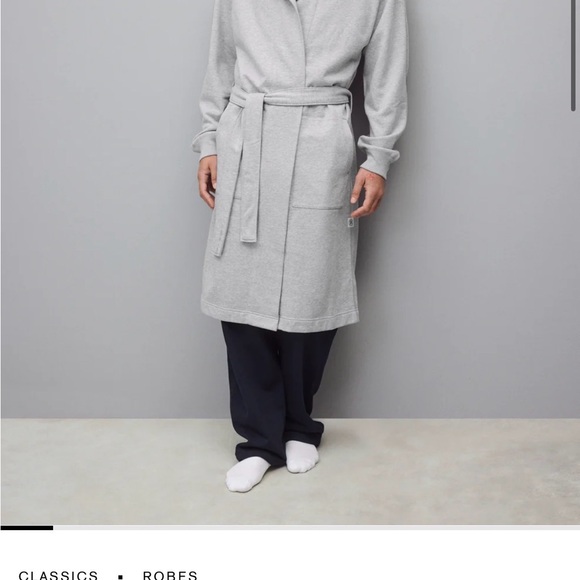 Reigning Champ Gray Hooded Robe - Picture 2 of 2